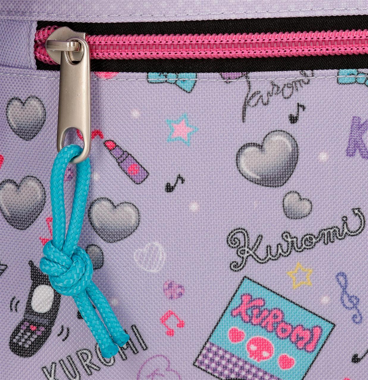 Lancheira com Alça Adaptável - Kuromi Retropop