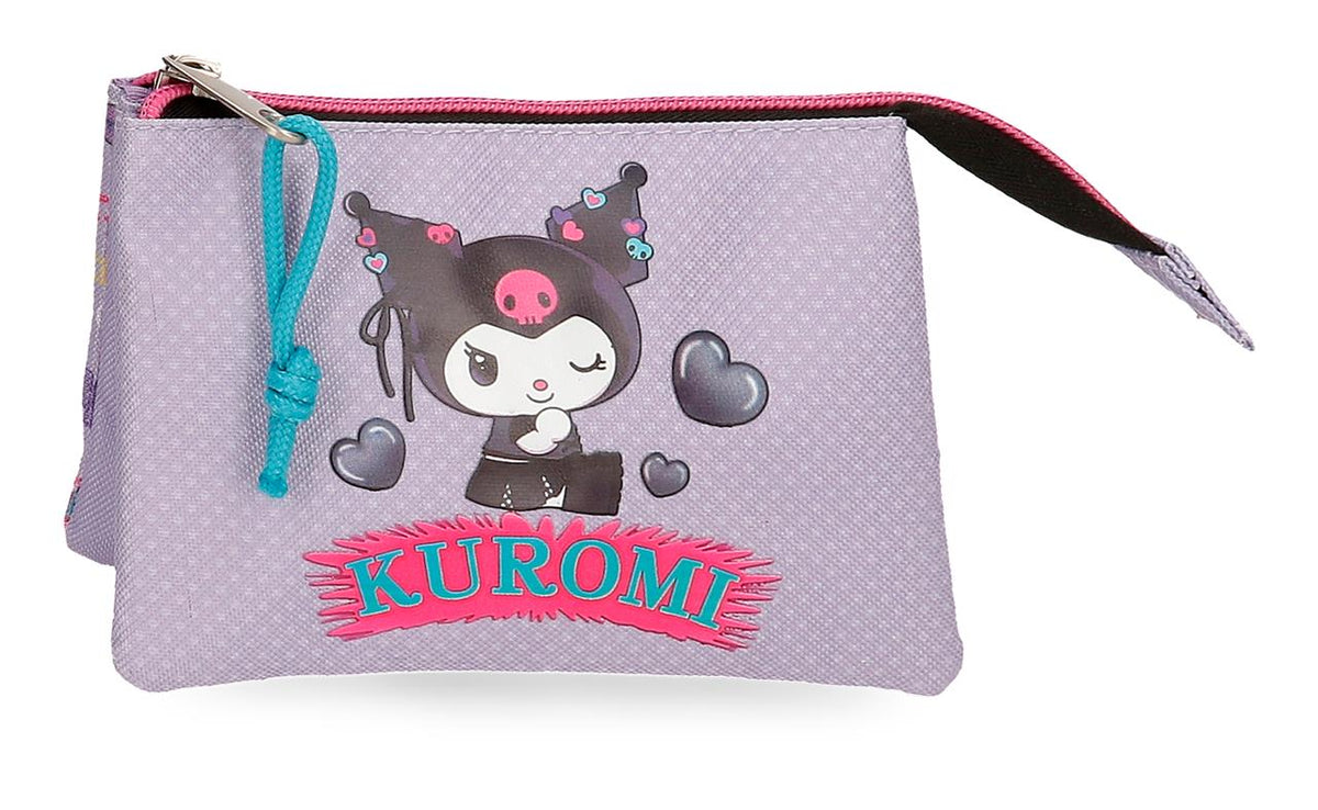 Estojo 3 Compartimentos  - Kuromi Retropop
