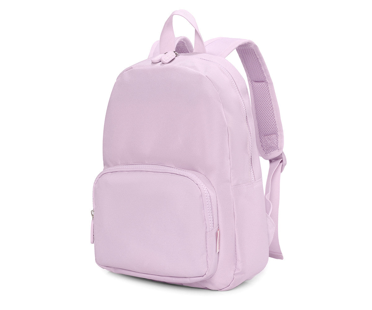 Mochila Solid Color Lavender + 6 Adesivos Autocolantes Happy Day
