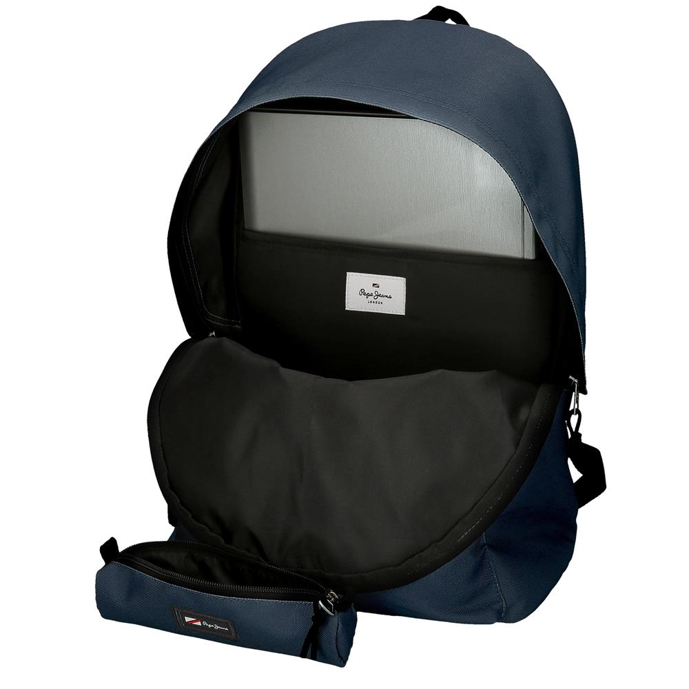 Mochila de 44cm Pepe Jeans - Azul Escuro