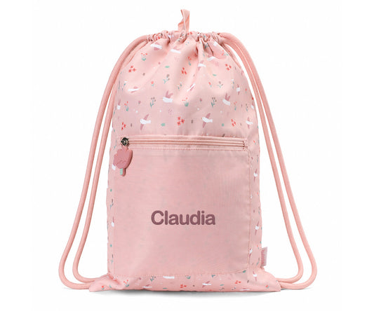 Mochila Saco Personalizável - Blossom Birds