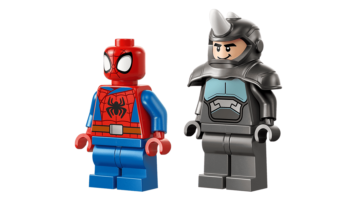 Spidey na sua Mota contra Rhino
