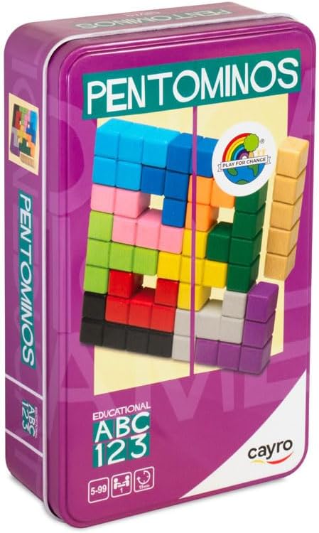 Pentominos em Caixa de Metal