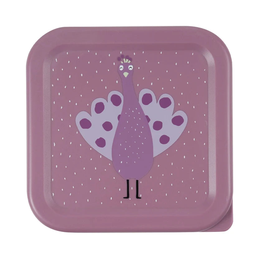 3 Caixas para Lanche – Mrs. Peacock