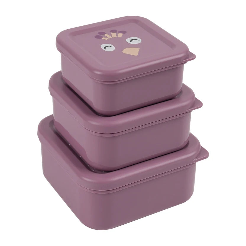 3 Caixas para Lanche – Mrs. Peacock