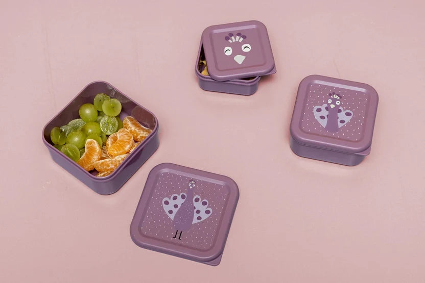 3 Caixas para Lanche – Mrs. Peacock