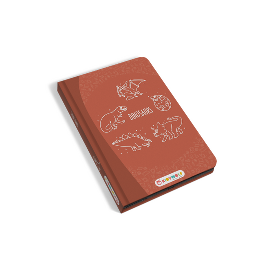 Bloco de Desenho com Ilustrações - Dinossauros