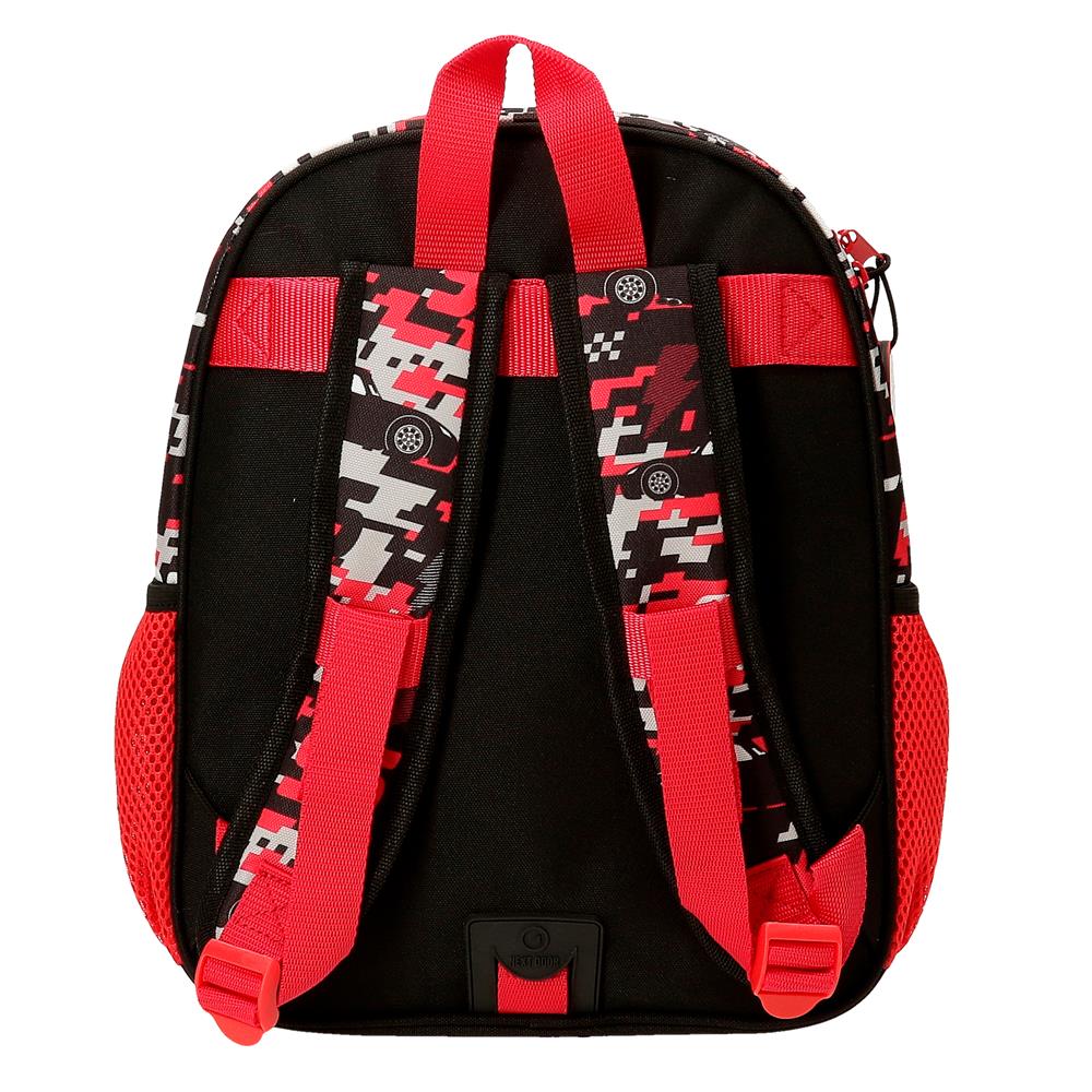Mochila Adaptável de 33cm - Cars Mcqueen Red