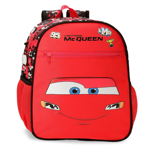 Mochila Adaptável de 33cm - Cars Mcqueen Red