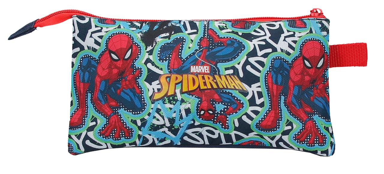 Estojo 3 Compartimentos  - Graffity of Spiderman