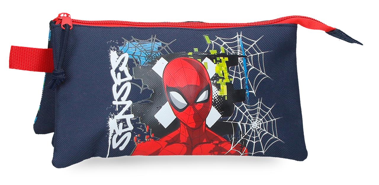 Estojo 3 Compartimentos  - Graffity of Spiderman