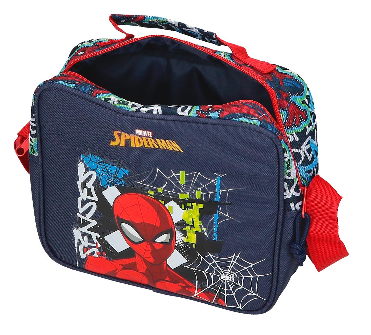 Lancheira com Alça Adaptável - Graffity of Spiderman