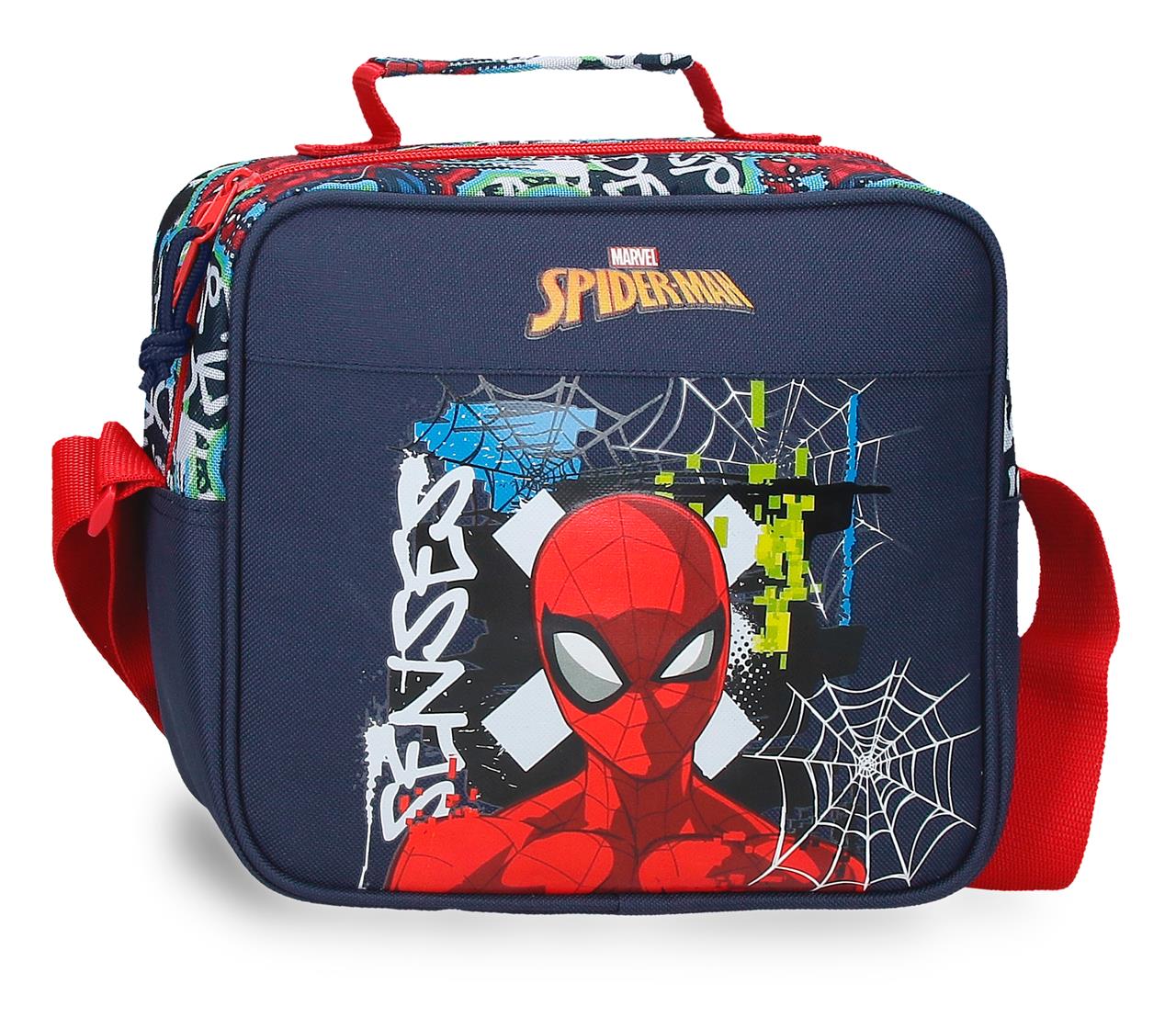 Lancheira com Alça Adaptável - Graffity of Spiderman