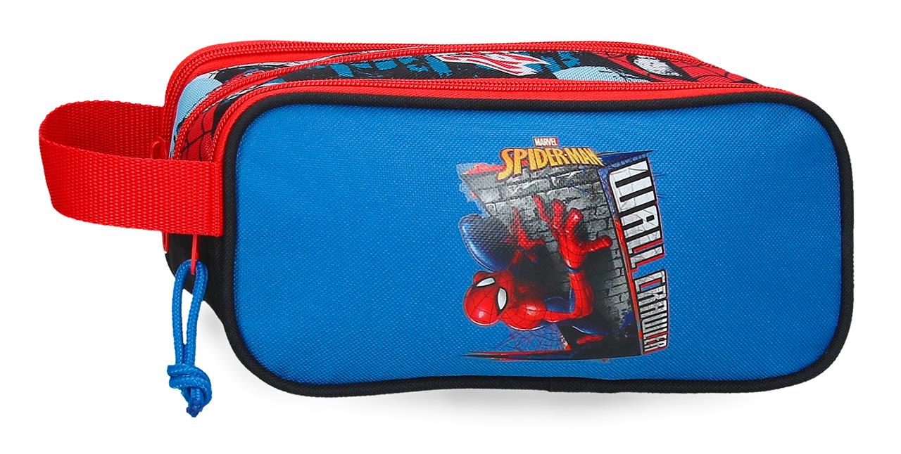 Estojo de 3 Compartimentos - Spiderman Wall Crawler
