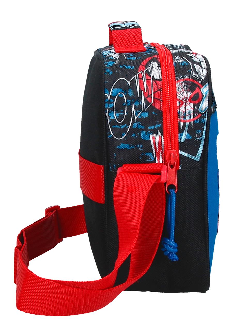 Lancheira com Alça Adaptável - Spiderman Wall Crawler