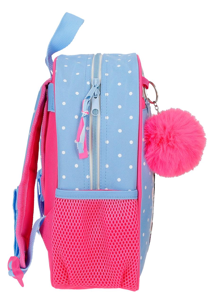 Mochila Adaptável de 28cm - Minnie Flowers