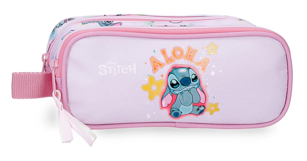 Estojo de 3 compartimentos - Stitch You & Me