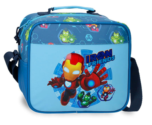 Lancheira com Alça Adaptável - Iron Man, Iron Friends