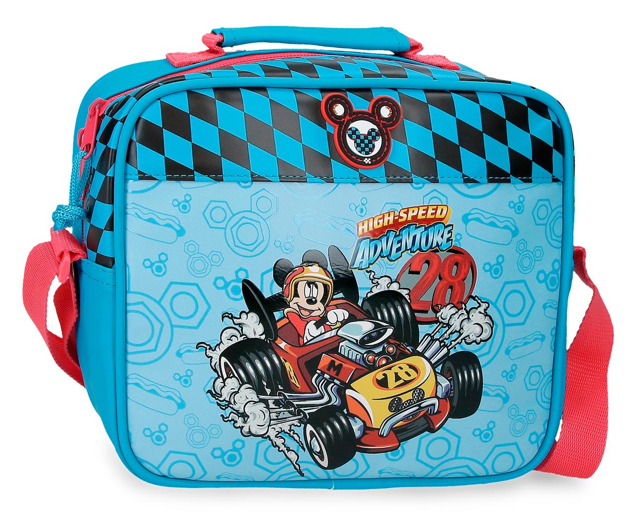 Lancheira com Alça Adaptável - Mickey High Speed