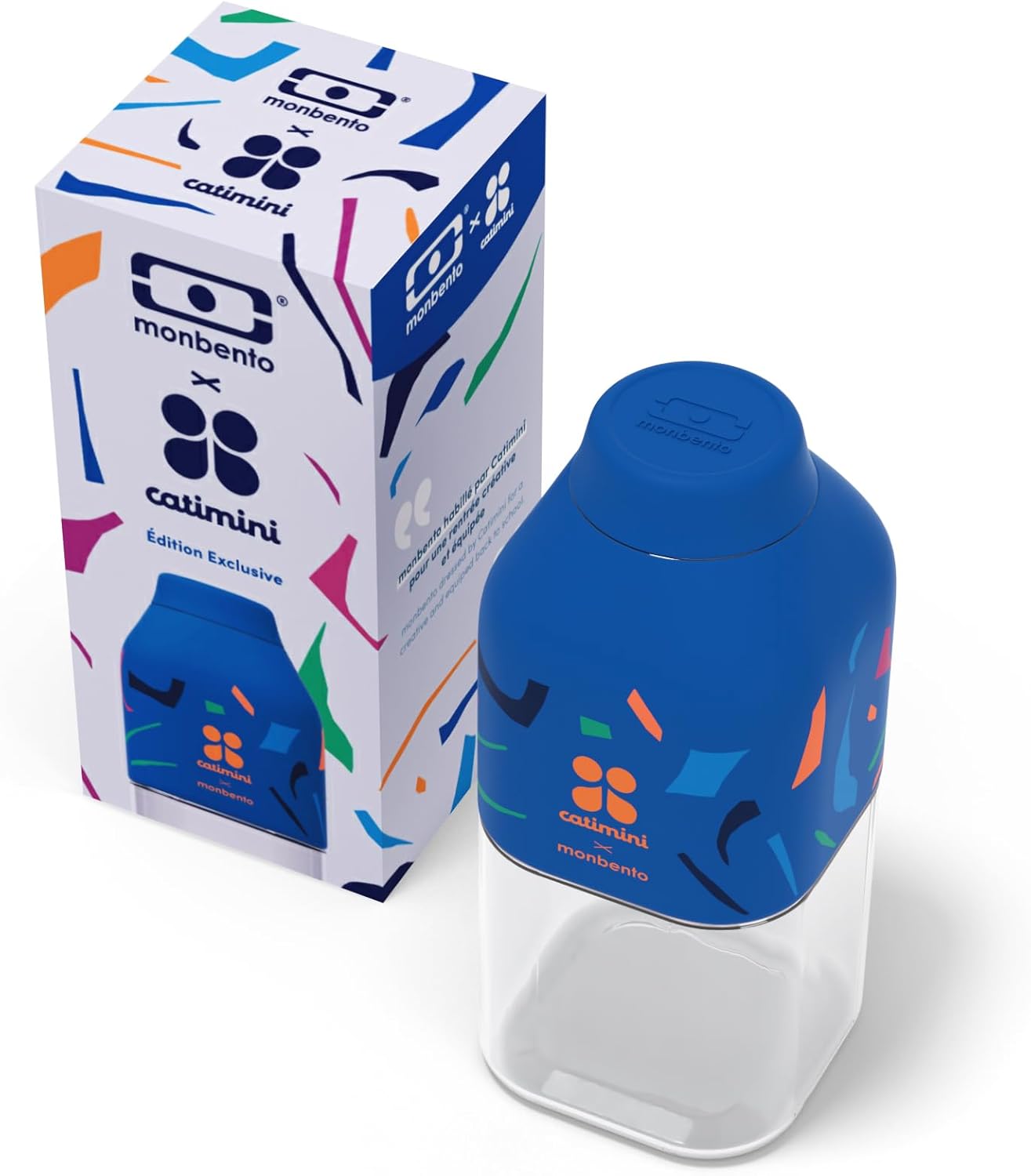 Garrafa de Plástico Monbento 330ml  - Azul Catimini