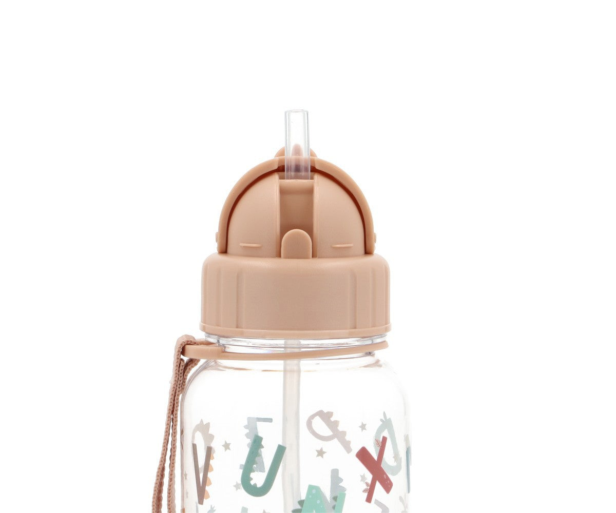 Garrafa de Plástico Infantil Personalizável - Funny Letters