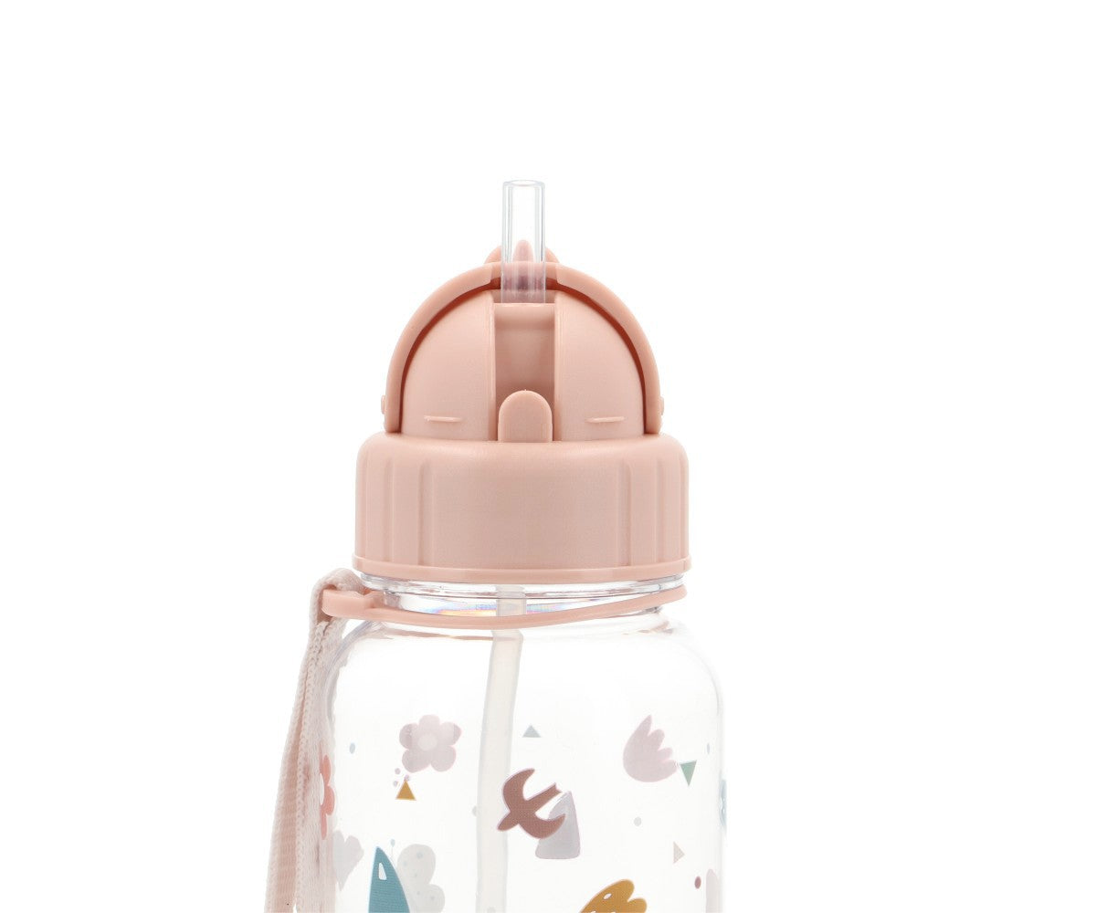 Garrafa de Plástico Infantil Personalizável - Geometric Nature