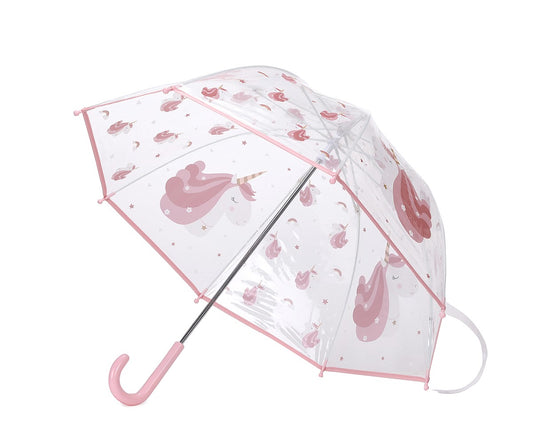Guarda-Chuva Transparente - Magical Unicorn