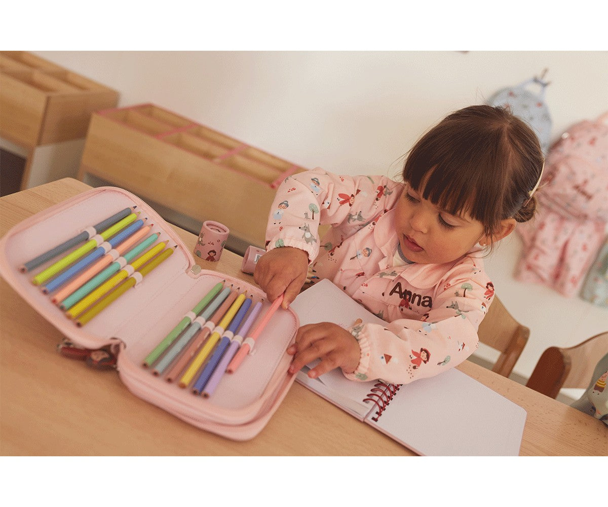 Estojo Plumier Duplo - Funny Letters
