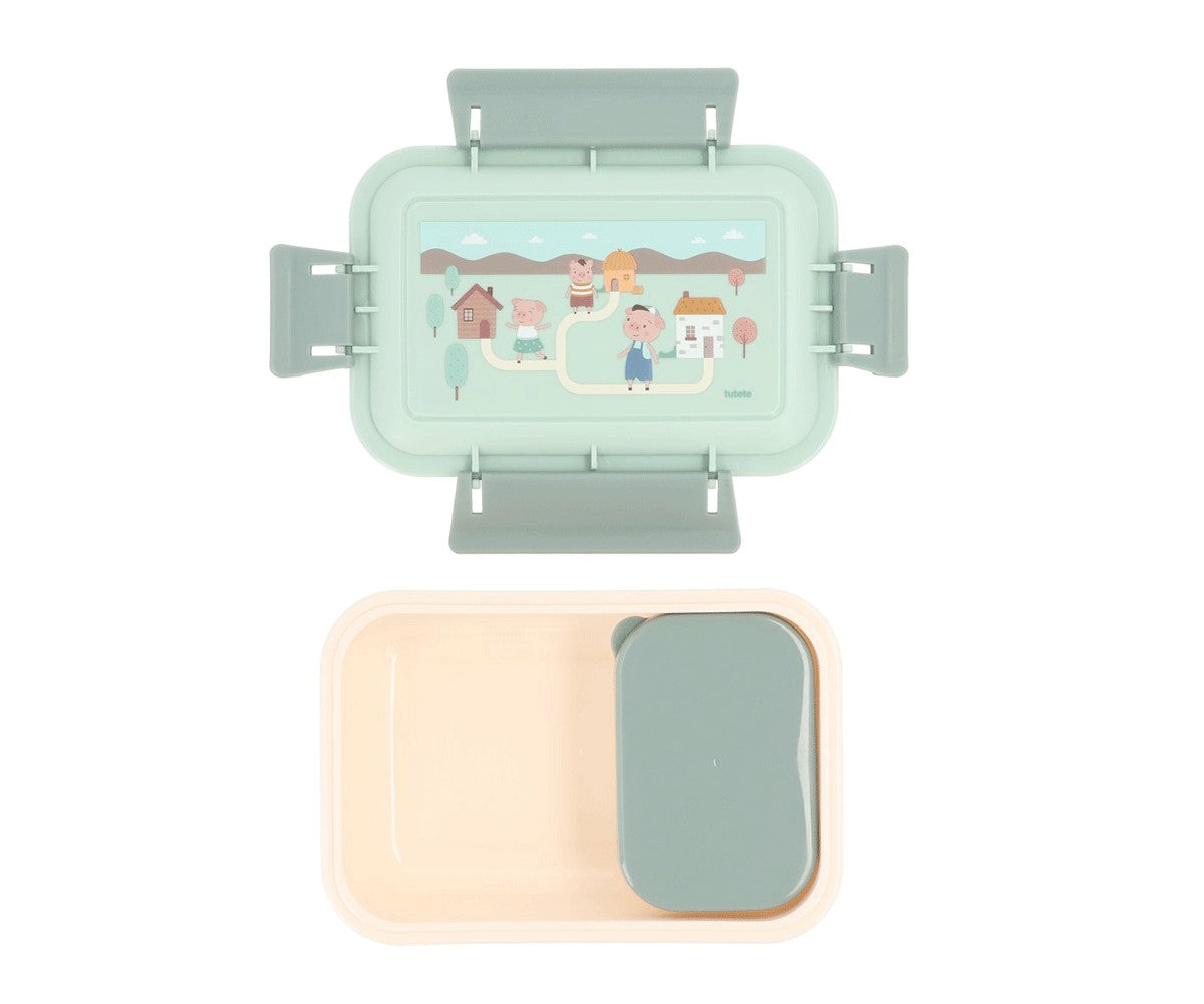 Marmita Bento de Alimentos - The Three Little Pigs