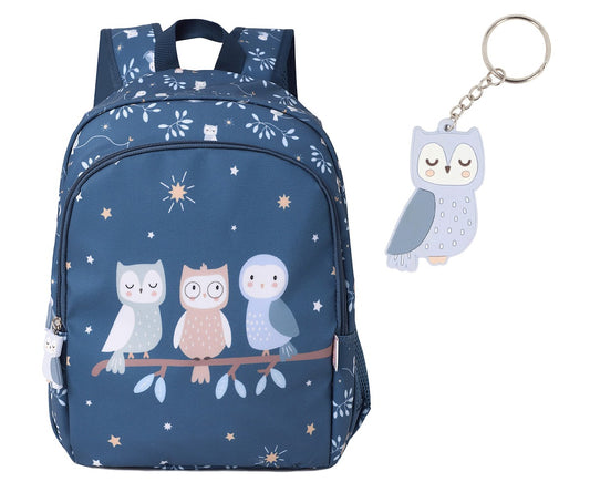 Mochila Escolar Média com Porta-Chaves - Magical Forest