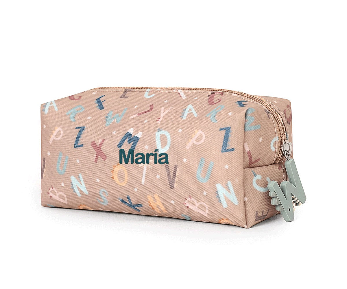 Estojo Escolar Personalizável - Funny Letters