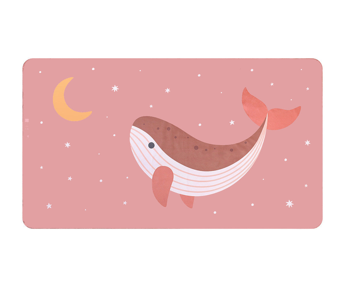 Toalha de Praia de Microfibra - Whale Pink