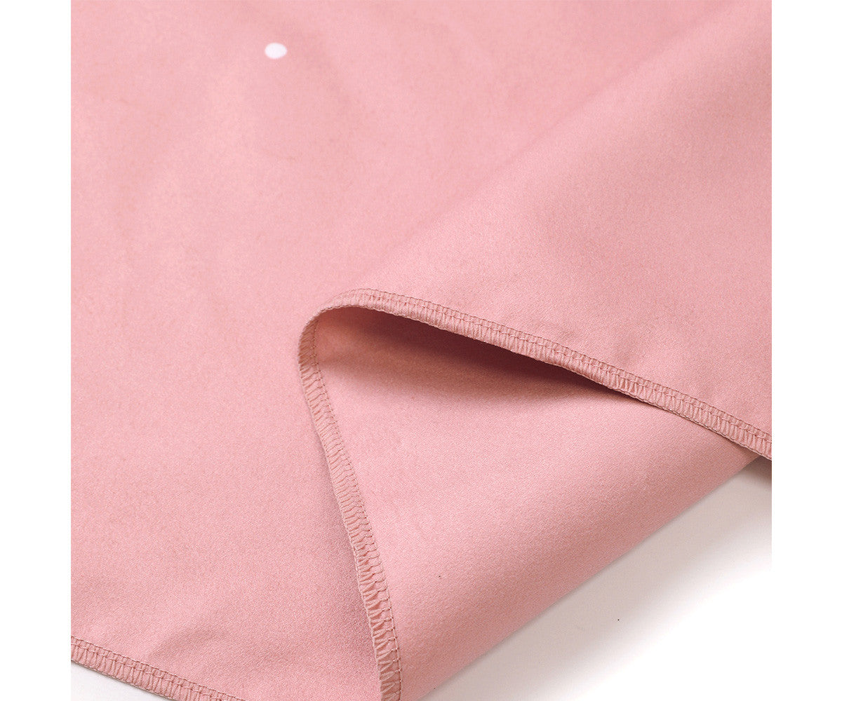 Toalha de Praia de Microfibra - Whale Pink