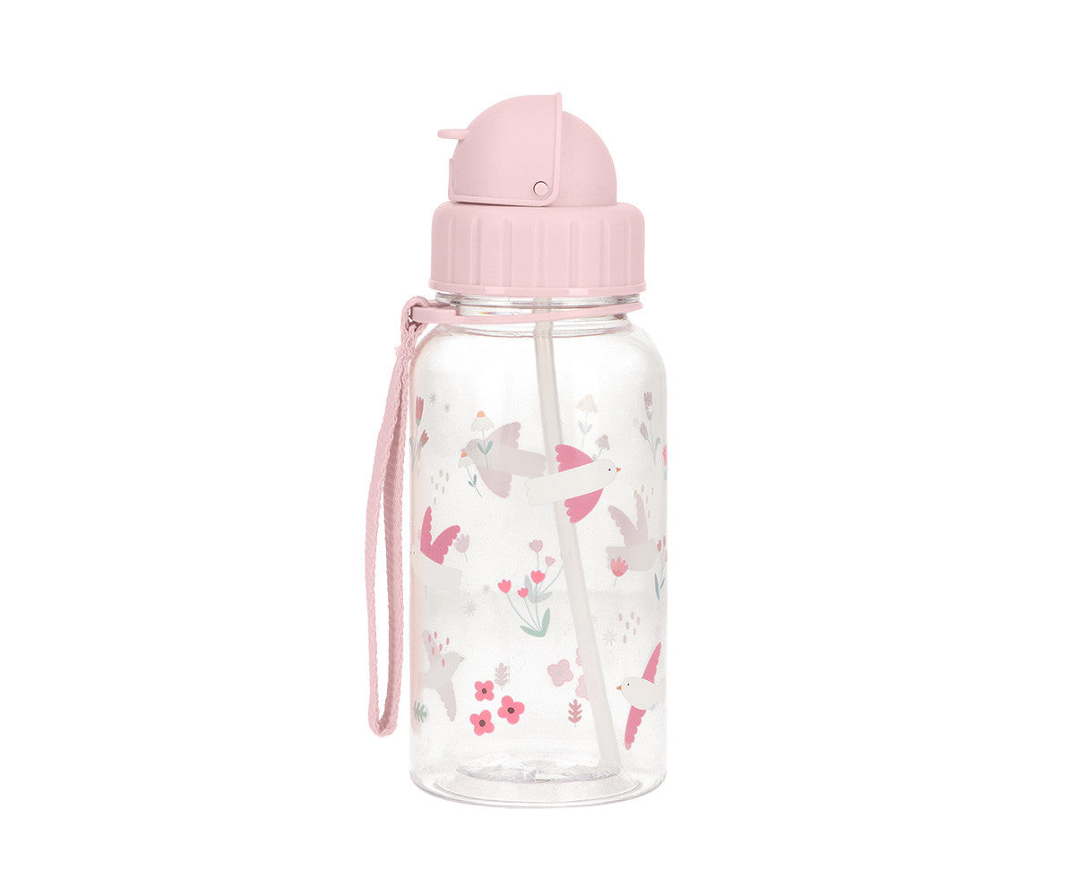 Garrafa de Plástico Infantil Personalizável - Blossom Birds