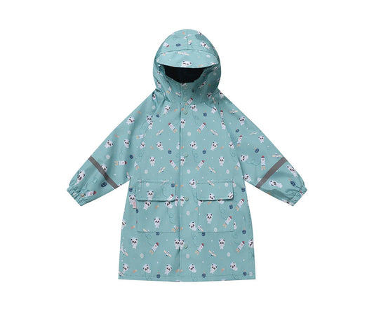 Capa de Chuva Infantil - Pandas in Space