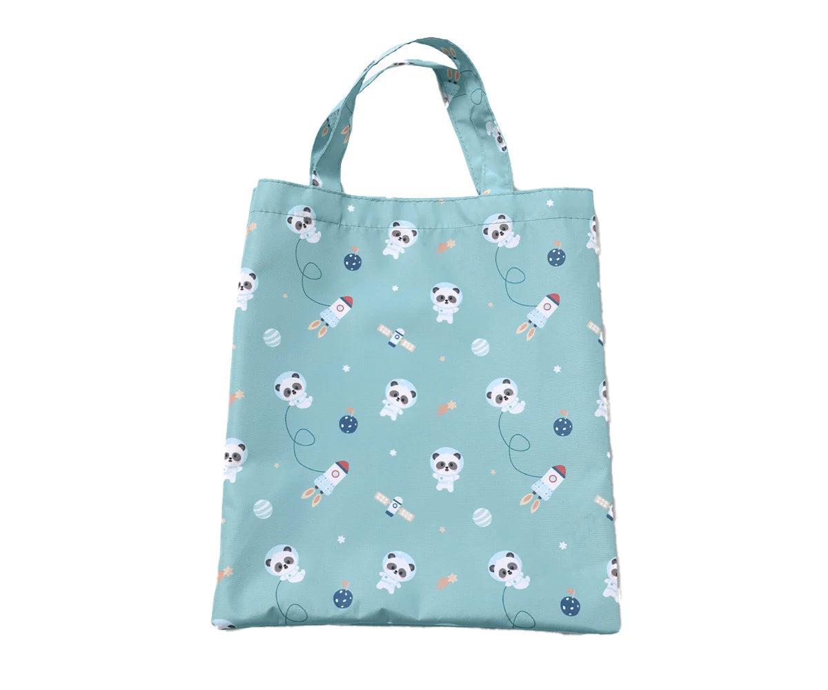 Capa de Chuva Infantil - Pandas in Space