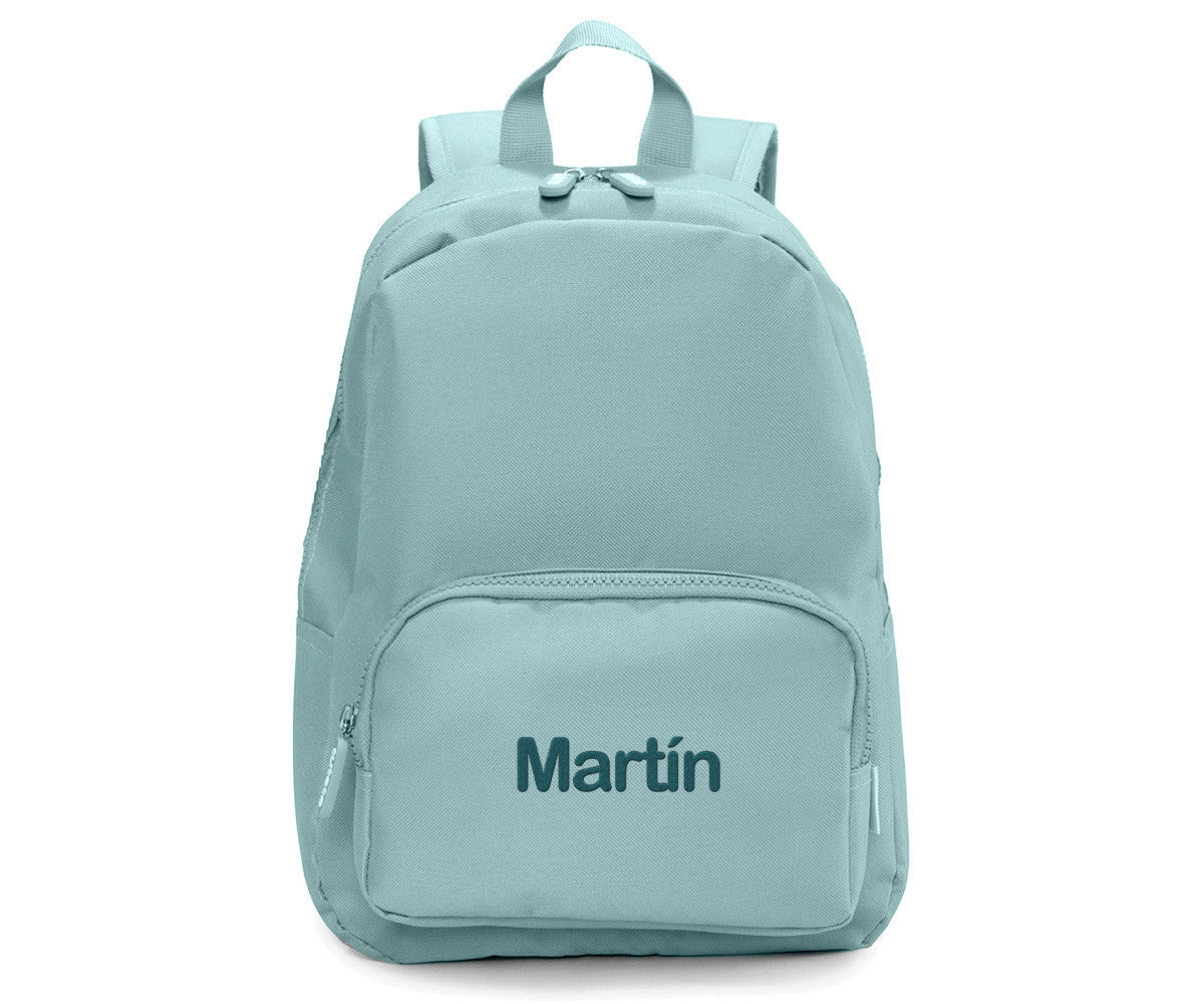 Mochila Solid Color Green + 6 Adesivos Autocolantes Nature