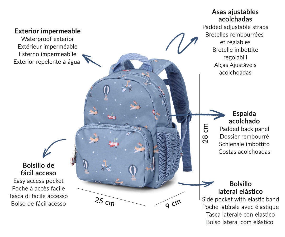 Mochila Infantil Personalizável - Planes