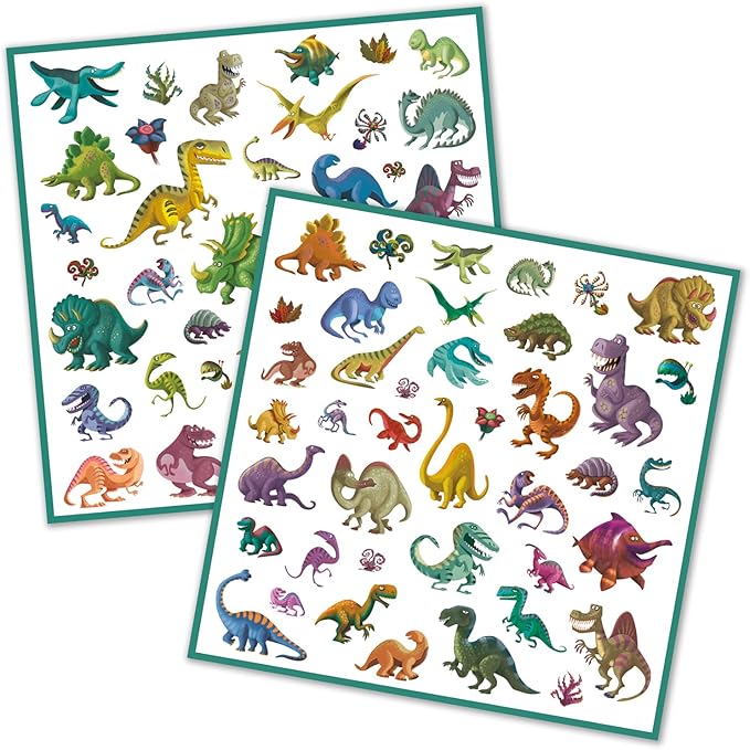 160 Autocolantes - Dinossauros