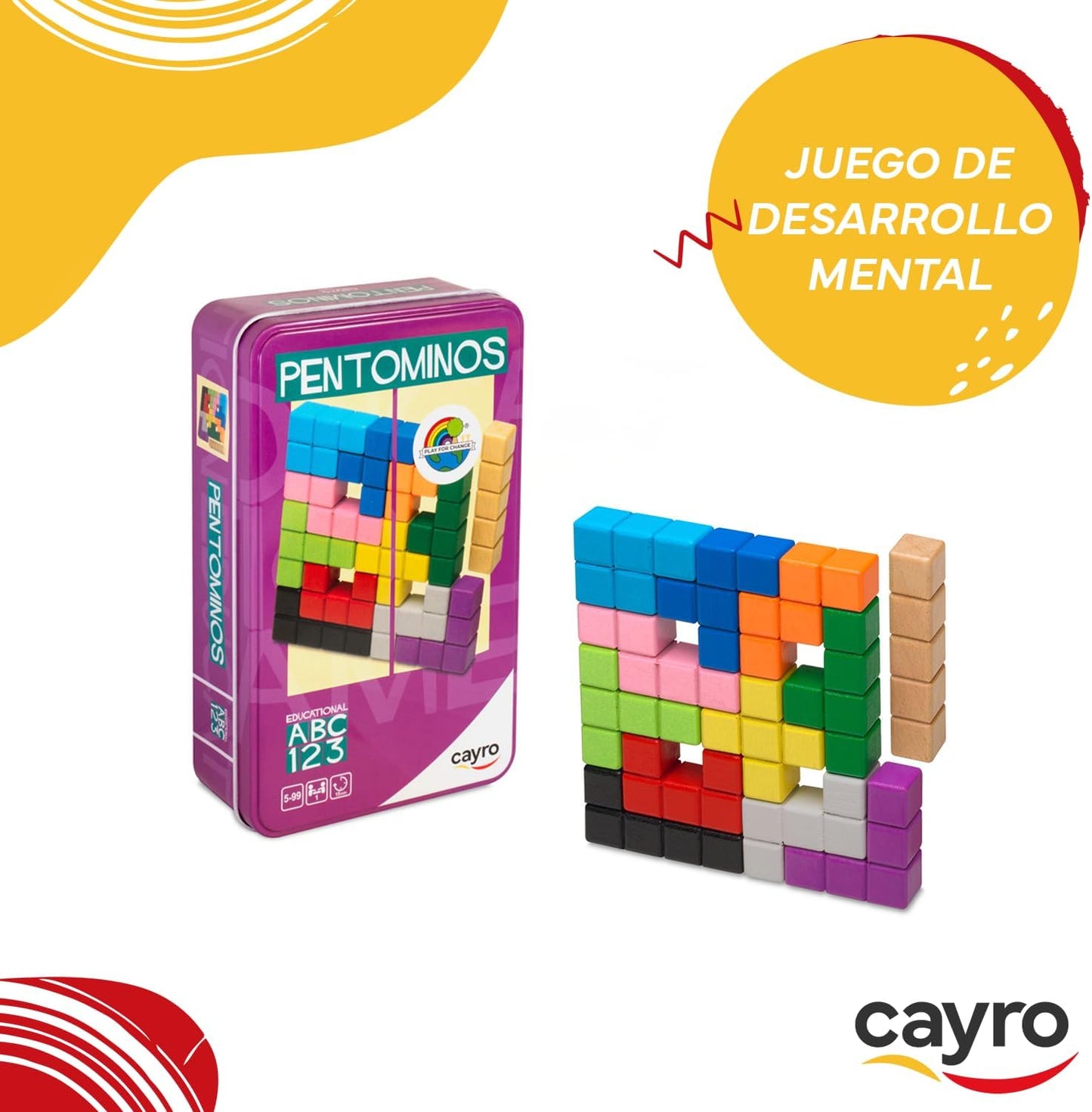 Pentominos em Caixa de Metal