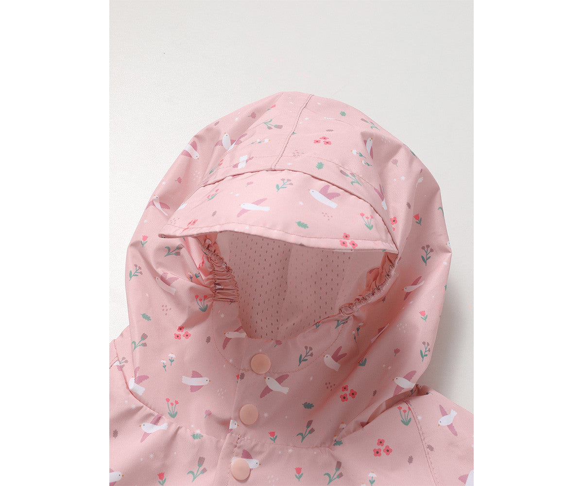 Capa de Chuva Infantil - Blossom Birds
