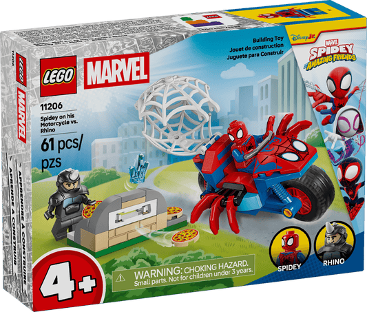 Spidey na sua Mota contra Rhino