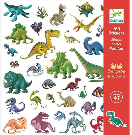 160 Autocolantes - Dinossauros
