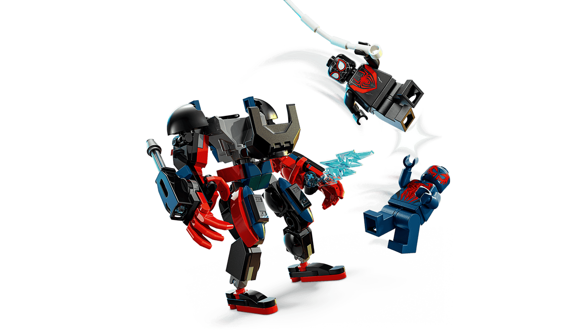 Robô do Miles Morales contra Spider-Man 2099