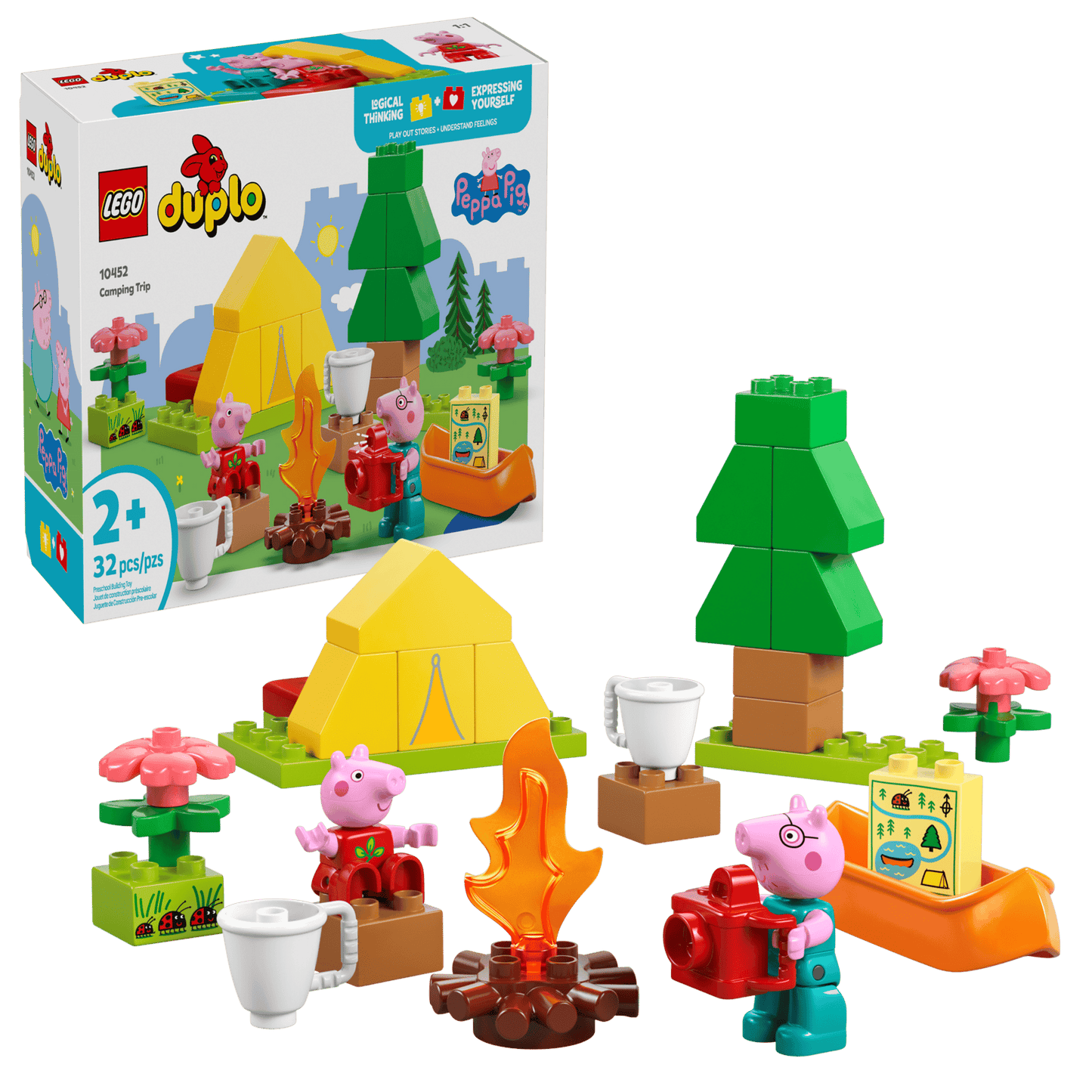 LEGO Duplo Peppa Pig – Viagem de Acampamento