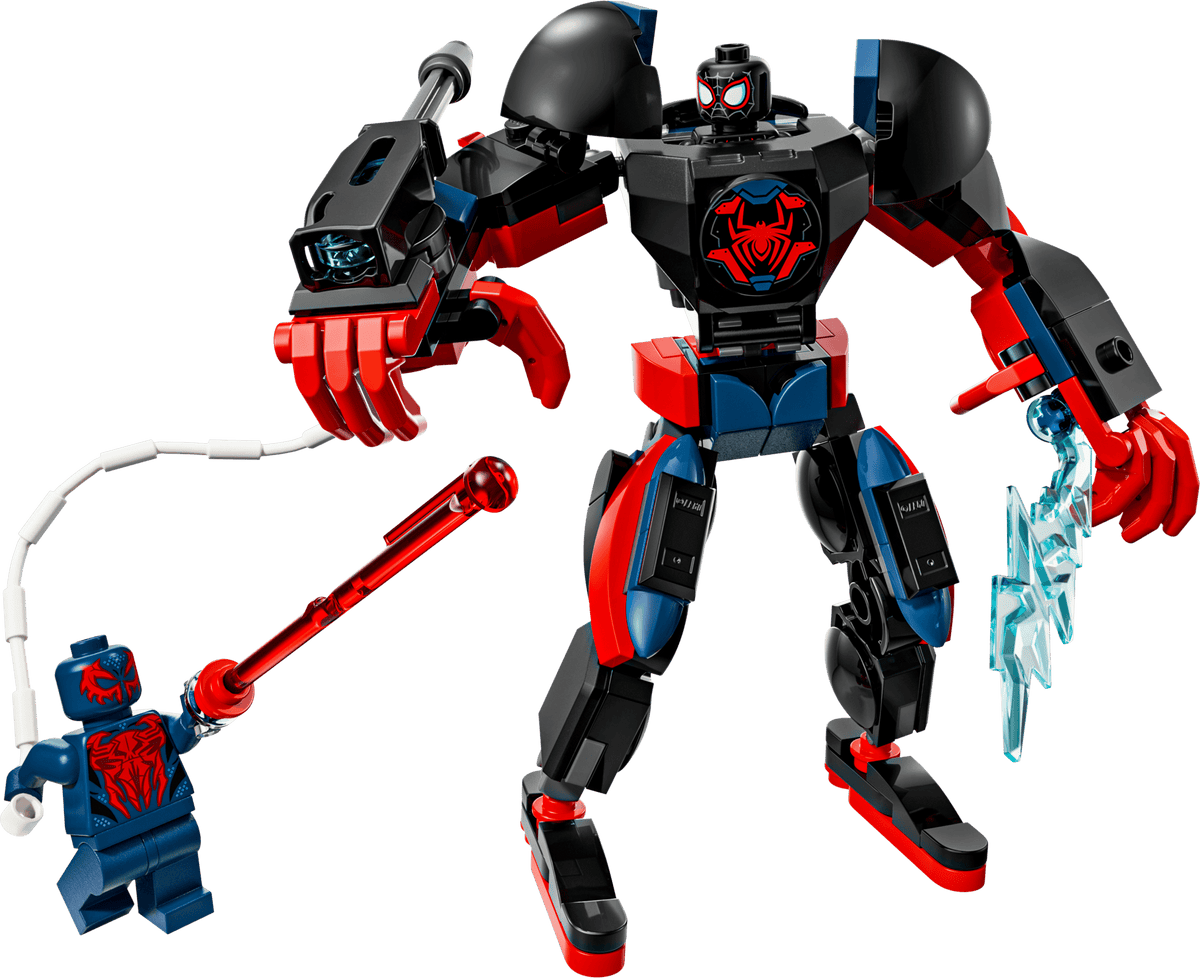 Robô do Miles Morales contra Spider-Man 2099