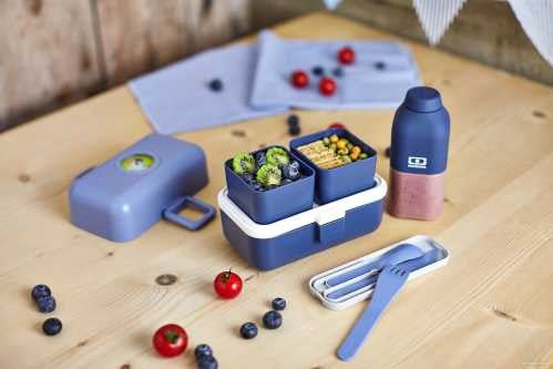 Talheres de Plástico Biodegradável - Azul Infinity