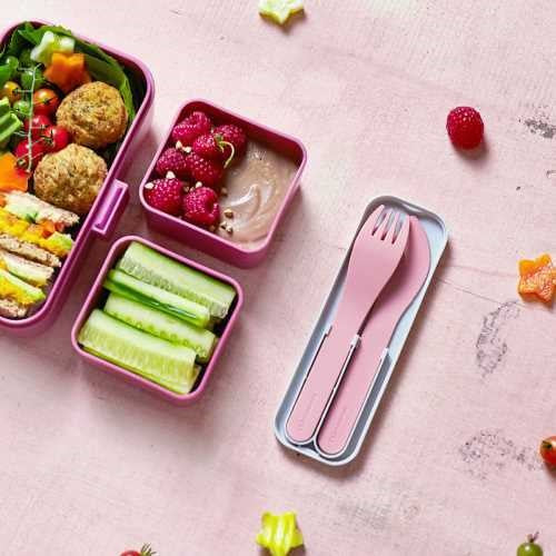 Talheres de Plástico Biodegradável - Rosa Blush