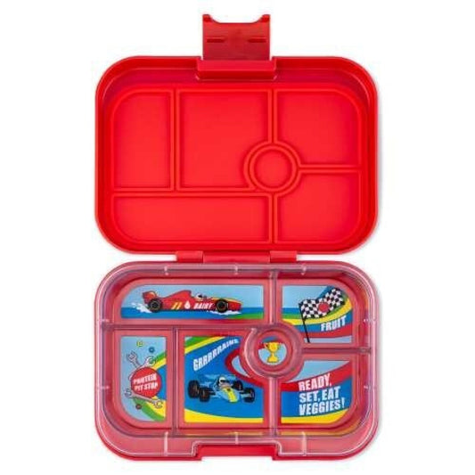 Marmita Yumbox Original 6D  - Vermelho Carros de Corrida