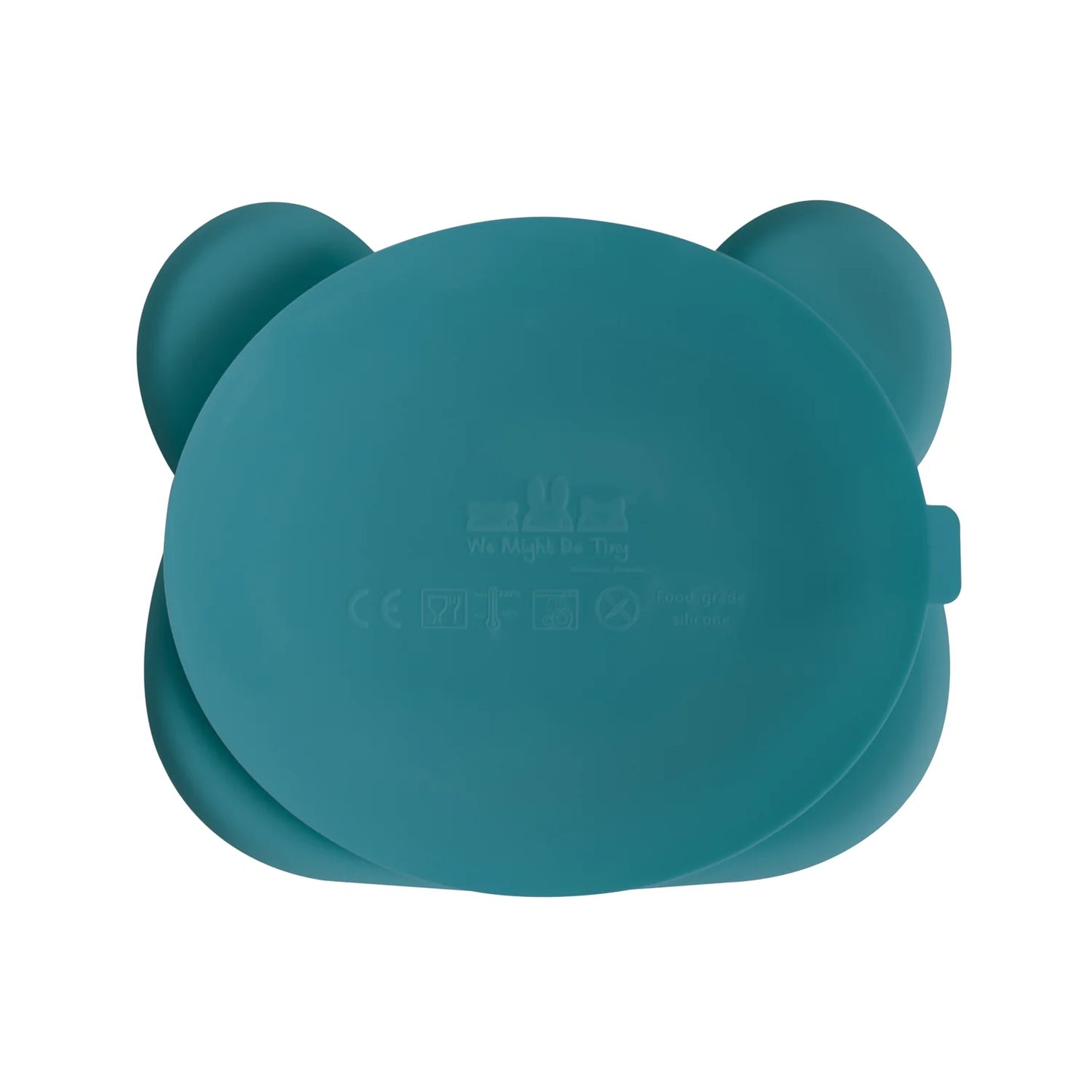 Prato de Silicone com Ventosa - Urso Azul
